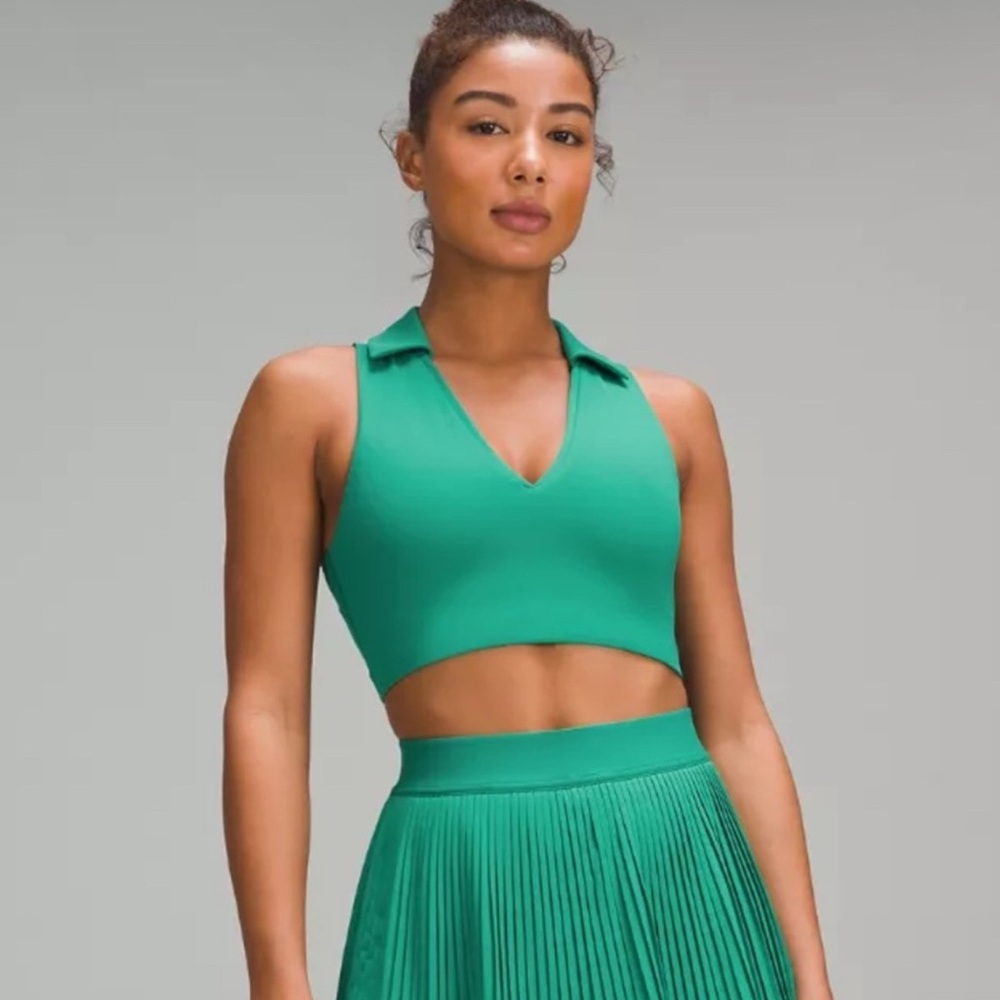 Lululemon Collared Tennis Longline Bra - Size 10